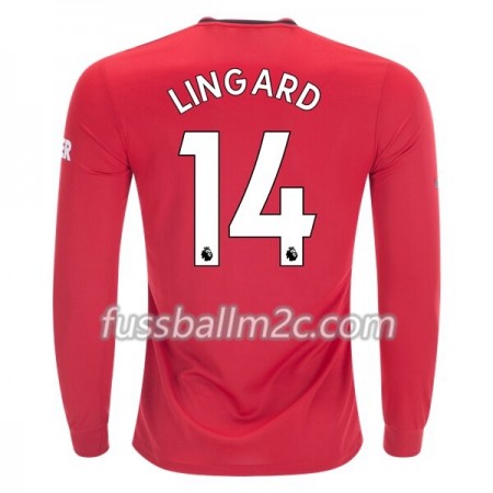 Fußballtrikots Manchester United Jesse Lingard 14 Heim Trikotsatz 2019-2020 Langarm Fußballtrikots Manchester United Jesse Lingard 14 Heim Trikotsatz 2019-2020 Langarm